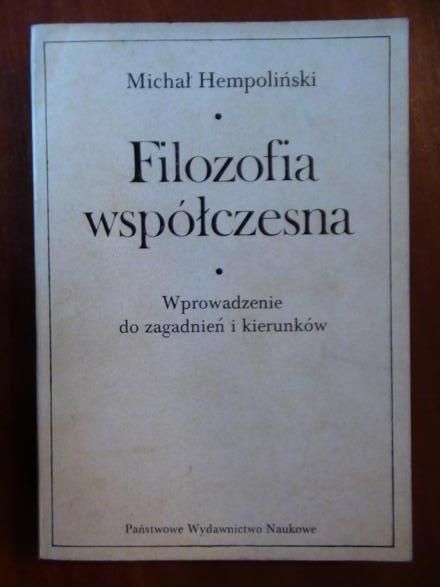 Filozofia współczesna, tom I