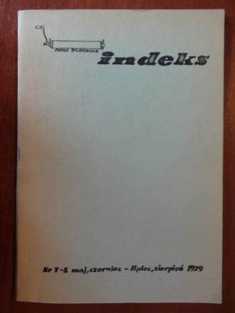 Ajzner Jan (red.)  -  Index, nr. 7-8