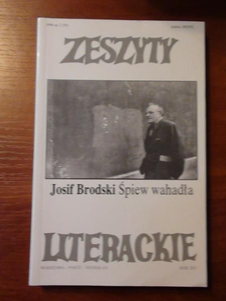 Toruńczyk Barbara (red.) - Zeszyty literackie nr 3/1996