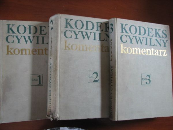 Kodeks cywilny, tom I-III