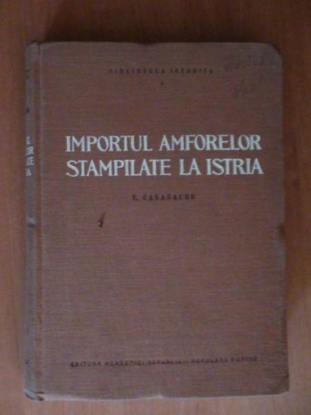 Canarache V.  - Importul amforelor stampilate la istria