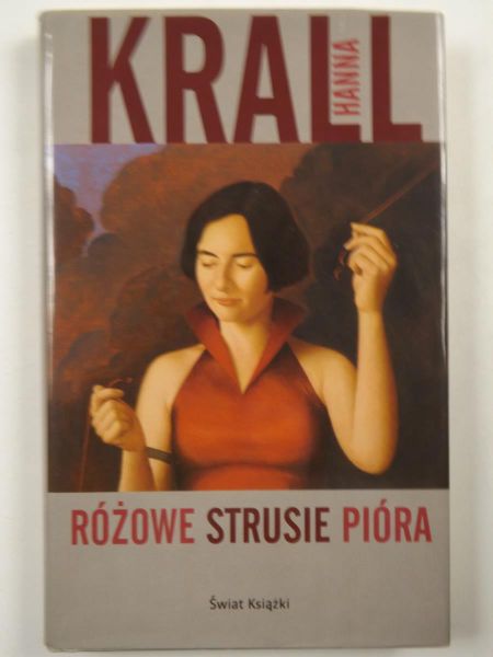 Różowe strusie pióra