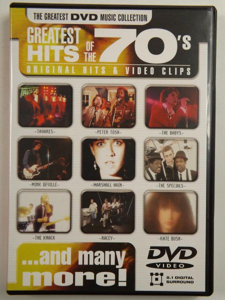 Greatest Hits of the 70's - Original Hits & Video Clips, DVD