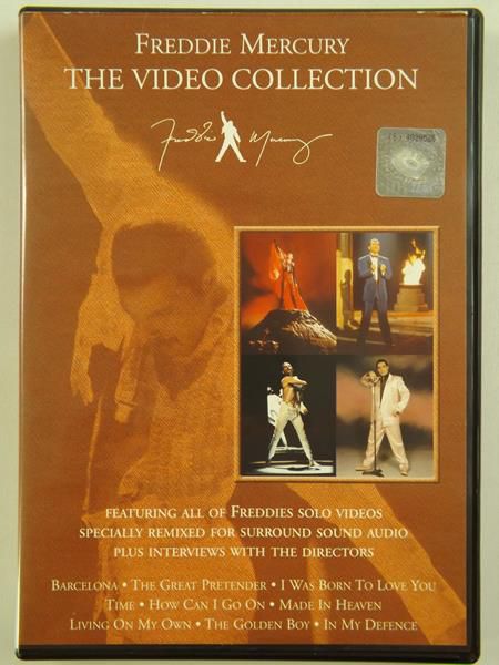 Freddie Mercury: The Video Collection, DVD