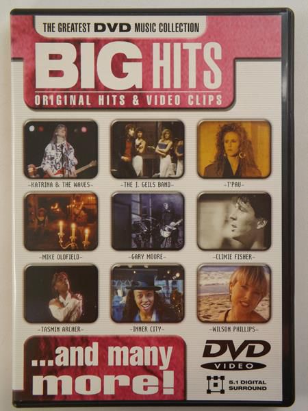 Big Hits. Original Hits & Video Clips, DVD