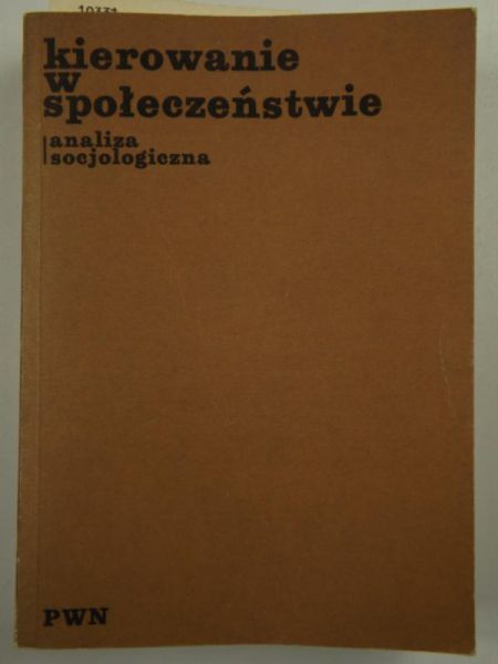 Kierowanie w społeczeństwie
