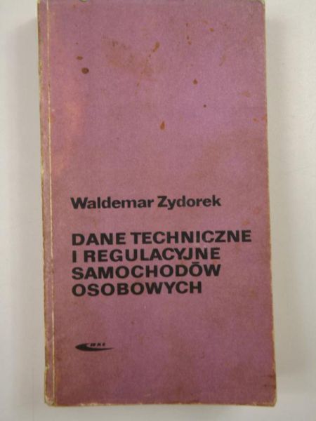 Dane techniczne i regulacyjne samochodów osobowych