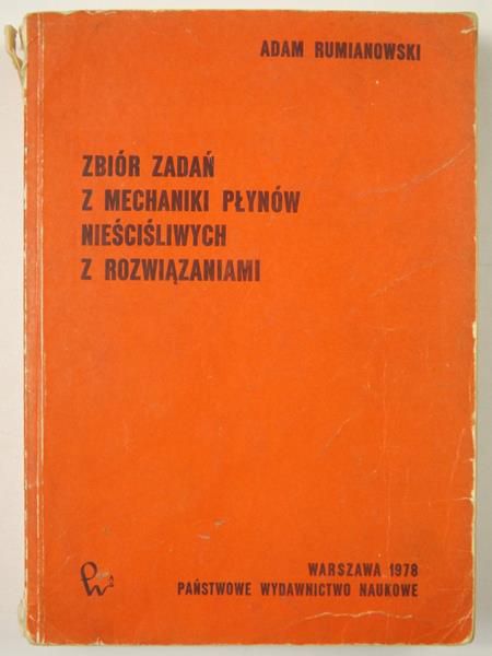 Zbiór zadań z mechaniki płynów nieściśliwych z rozwiązaniami