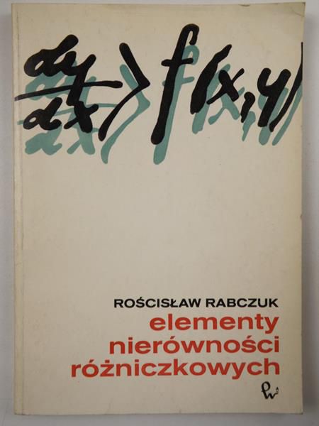 Elementy nierówności różniczkowych