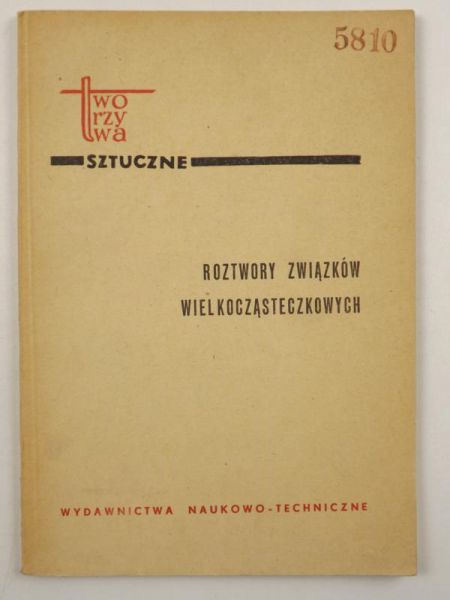 Roztwory związków wielkocząsteczkowych