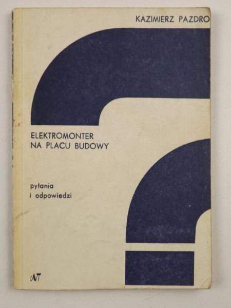 Elektromonter na placu budowy