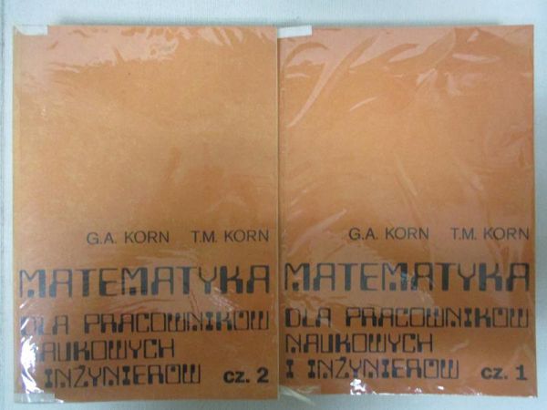 Matematyka dla pracowników naukowych i inżynierów, cz. 1-2