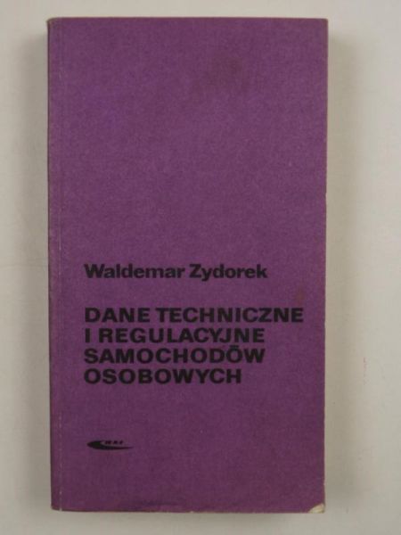 Dane techniczne i regulacyjne samochodów osobowych