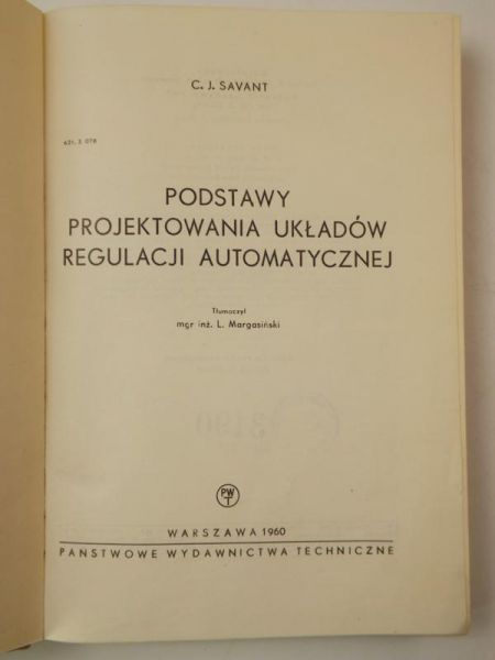 Podstawy projektowania układów regulacji automatycznej
