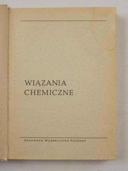 Coulson C. A. - Wiązania chemiczne