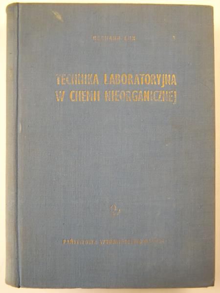 Technika laboratoryjna w chemii nieorganicznej