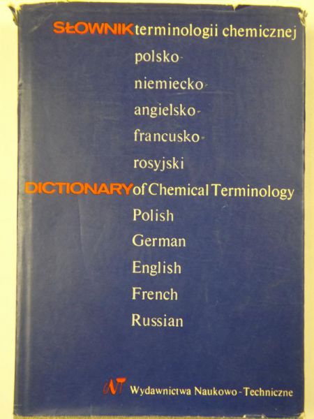 Basiński Antoni - Słownik terminologii chemicznej