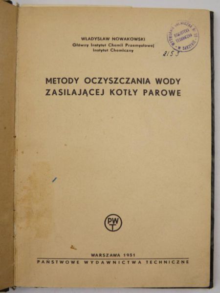 Metody oczyszczania wody zasilającej kotły parowe