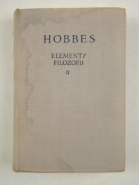 Hobbes Tomasz - Elementy filozofii,Tom II