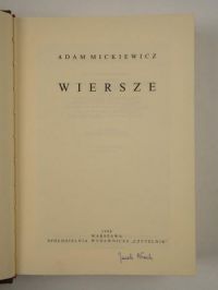 Mickiewicz Adam - Wiersze
