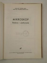 Mikroskop. Budowa i użytkowanie