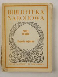Kazania sejmowe, BN