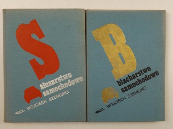 Blacharstwo samochodowe / Ślusarstwo samochodowe, 2 książki