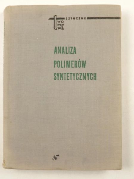 Czerwiński Witold - Analiza polimerów syntetycznych