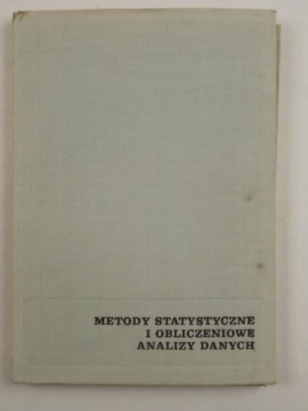 Brandt Siegmund - Metody statystyczne i obliczeniowe analizy danych