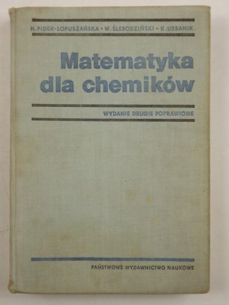 Matematyka dla chemików