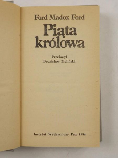 Piąta królowa oraz jak przybyła na dwór