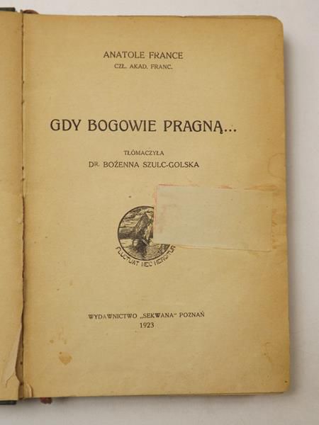 Gdy Bogowie pragną…