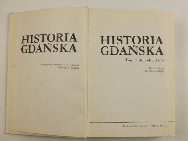 Historia Gdańska, T.I