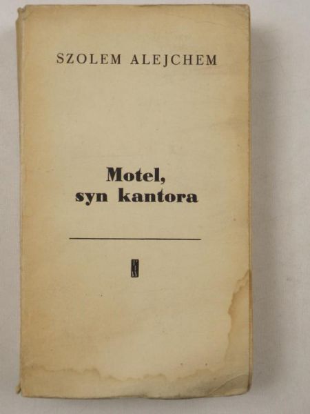 Alejchem Szolem - Motel, syn kantora