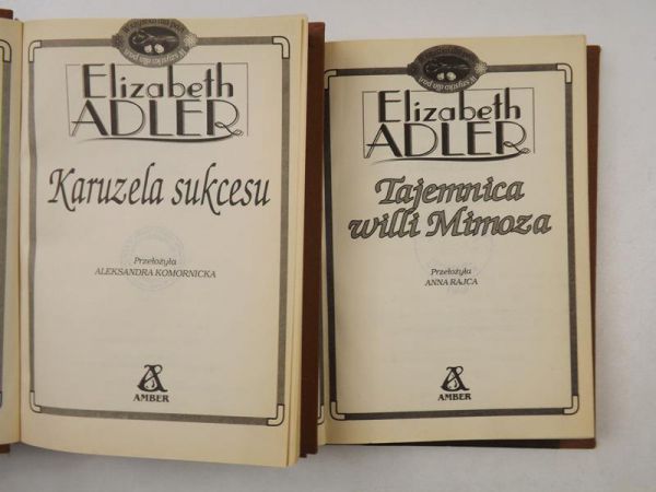 Adler Elizabeth - Tajemnica willi Mimoza / Karuzela sukcesu