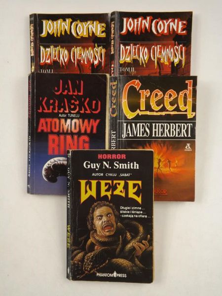 Coyne John, Kraśko Jan, Herbert James, Smith Guy - Dziecko ciemności, Tom I - II / Atomowy ring / Creed / Węże