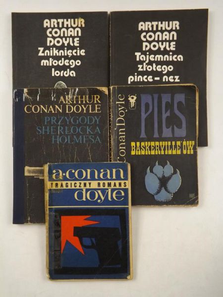 Tragiczny romans / Przygody Sherlocka Holmesa / Pies Baskeryille'ów / Zniknięcie młodego lorda / Tajemnica złotego pince-nez