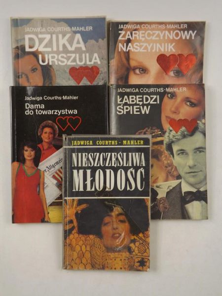 Courths-Mahler Jadwiga - Zestaw romansów, 5 książek