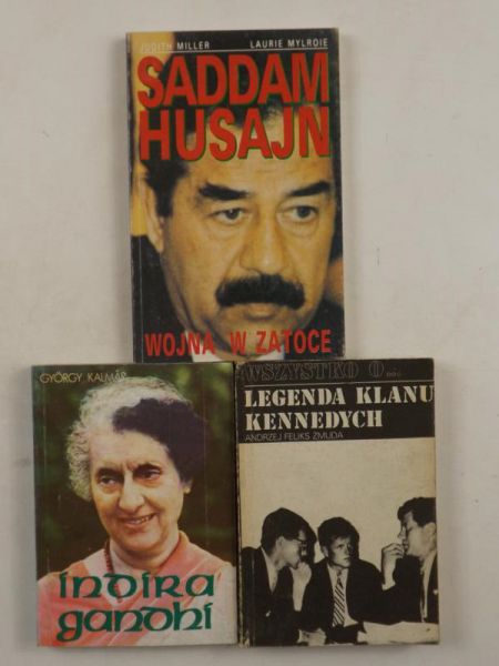 j       - Legenda klanu Kennedych  Saddam Husajn  Indira Gandhi