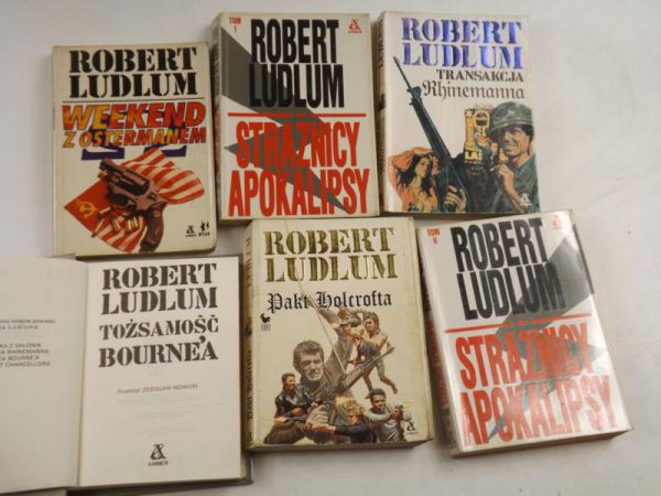 Ludlum Robert - Pakt Bolrrofta / Transakcja Rhinemanna / Weekend z ostermanem / Strażnicy apokalipsy / Tożsamość Bourne'a