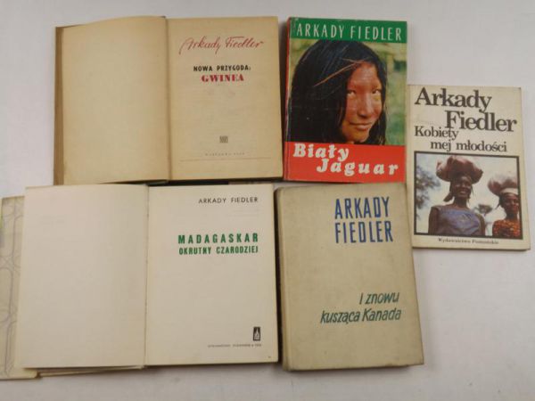 Fiedler Arkady - Madagaskar okrutny czarodziej / I znowu kusząca Kanada / Nowa przygoda Gwinea / Kobiety mej młodości / Biały Jaguar