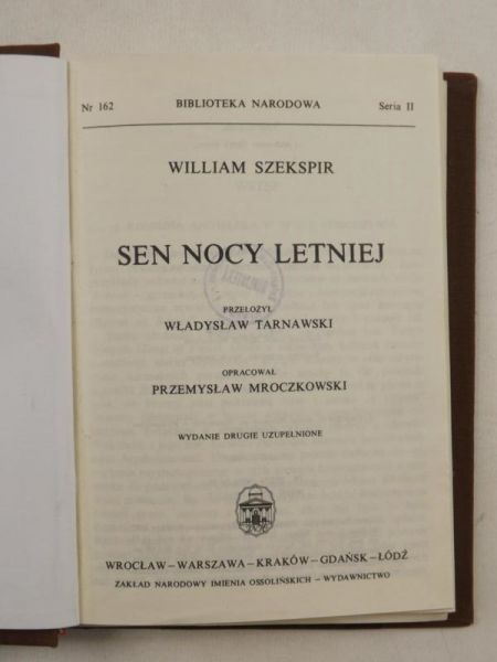 Sen nocy letniej, BN