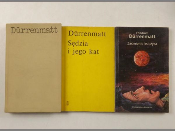 Dürrenmatt Friedrich - Obietnica, Kraksa, Sędzia i jego kat, Grek szuka Greczynki / Sędzia i jego kat / Zaćmienie księżyca