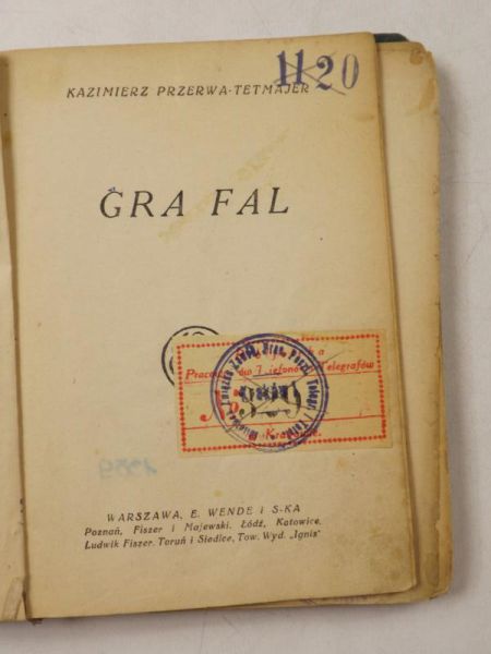 Gra Fal, 1925 r.