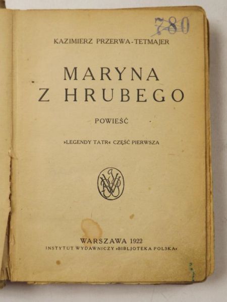 Maryna z Hrubego, 1922 r.