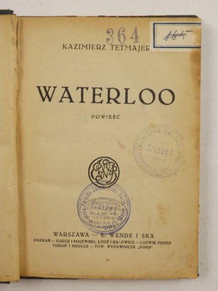 Waterloo, 1925 r.