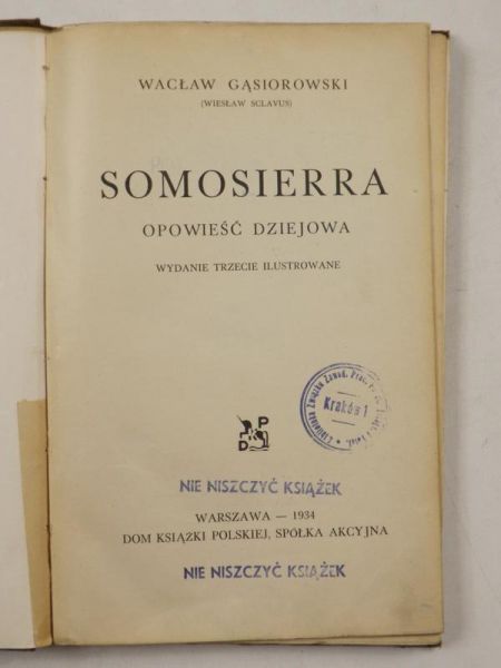 Samosierra, 1934 r.