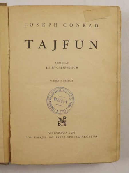 Tajfun, 1936 r.
