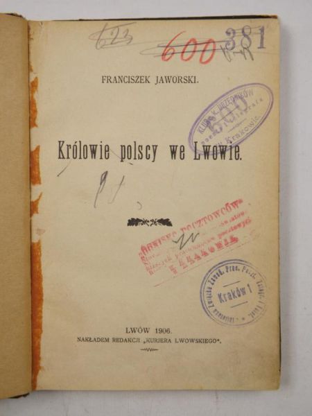 Królowie polscy we Lwowie, 1906 r.