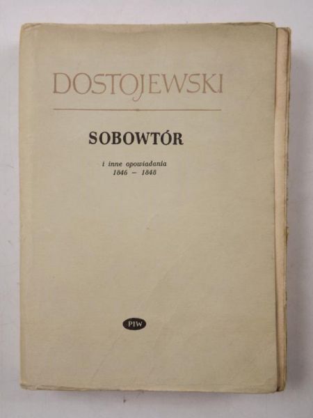 Sobowtór i inne opowiadania 1846-1848